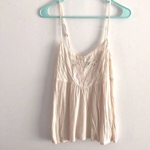 American Eagle off white tank top- Medium
